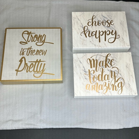 Pier 1 Wall Decor Canvas Positive Thoughts Poshmark